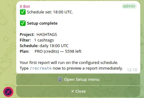Quick Start — done